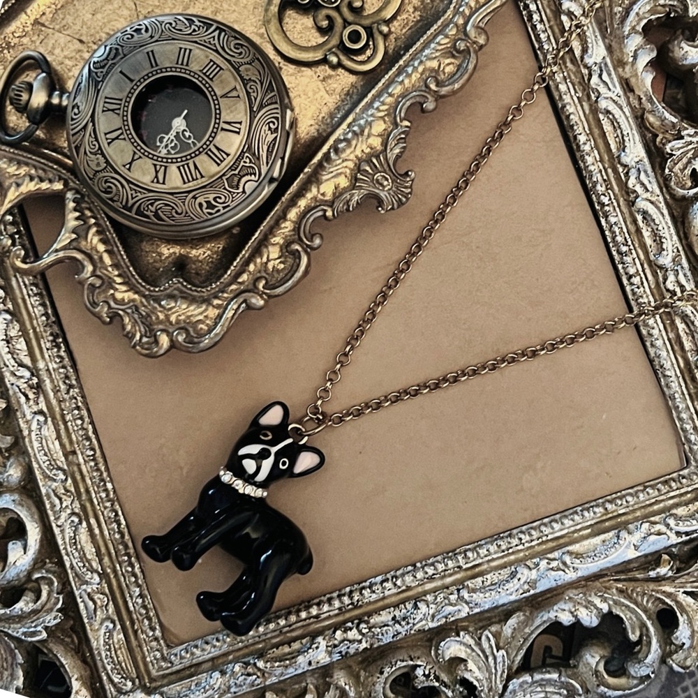 KATE SPADE • Ma Chérie Dog Antoine Statement Necklace - Picture 5 of 5